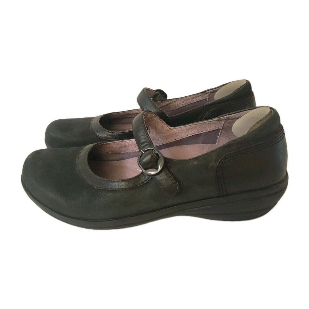 Dansko Black Mary Jane Flats